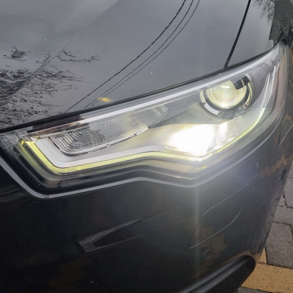 Audi A6 fényszóró felújítás után – Headlight Heaven Kecskemét